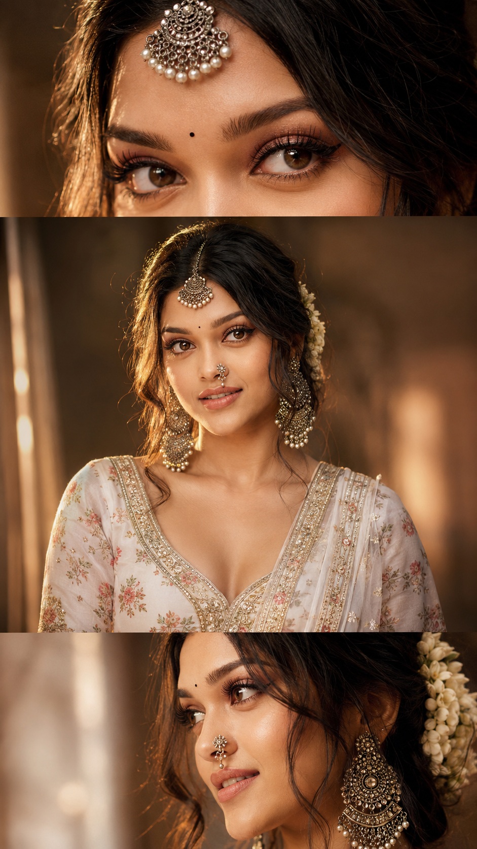 Beautiful traditional outfit for girls AI photo lehenga look