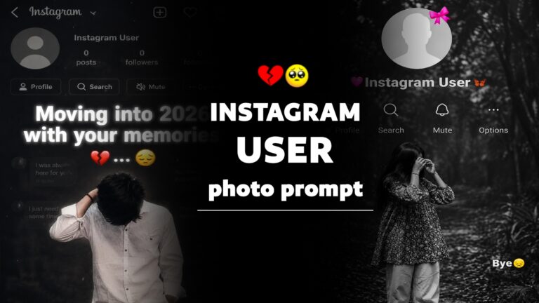 Trending Instagram User photo prompt viral AI edit by RonyTica