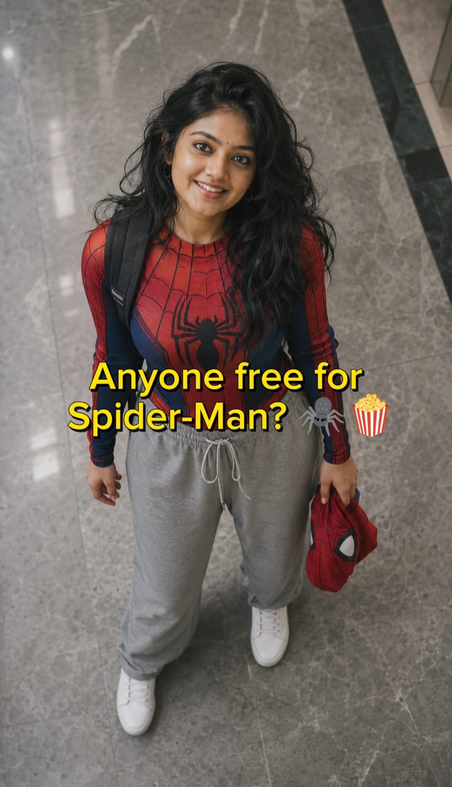 Spider-Man style video template for CapCut