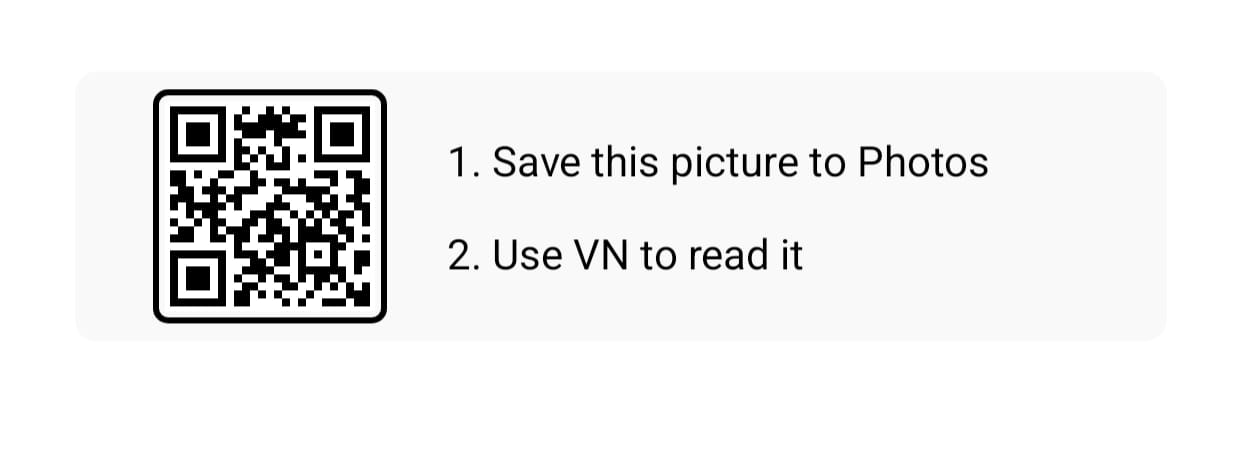 VN template QR code for 144p to 1080p viral video quality upgrade trend