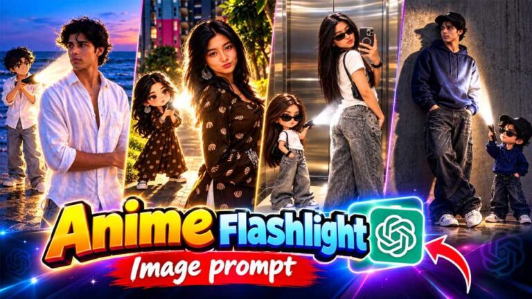 Viral Anime Clone Flashlight Photo Prompt for ChatGPT