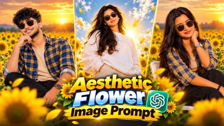 Sunflower Image Prompt for ChatGPT – Aesthetic AI Photo Trend