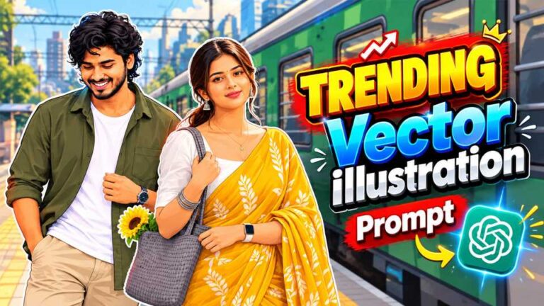 Vector Art Illustration Prompt – Trending ChatGPT Photo Prompt (RonyTica)
