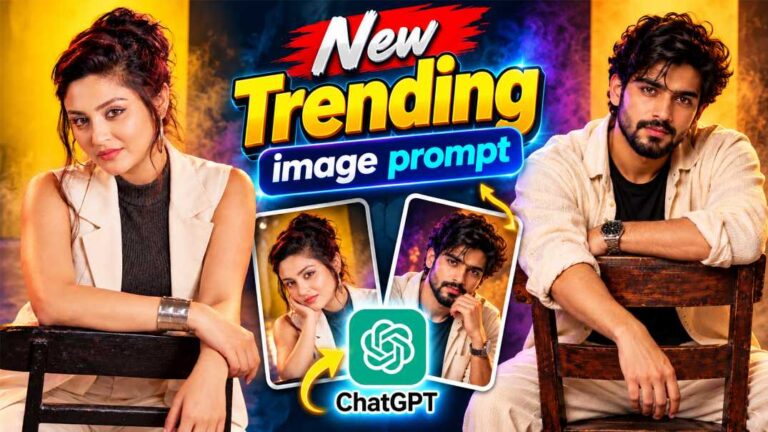 Viral Sitting on Chair AI Photo Prompt for Boys & Girls